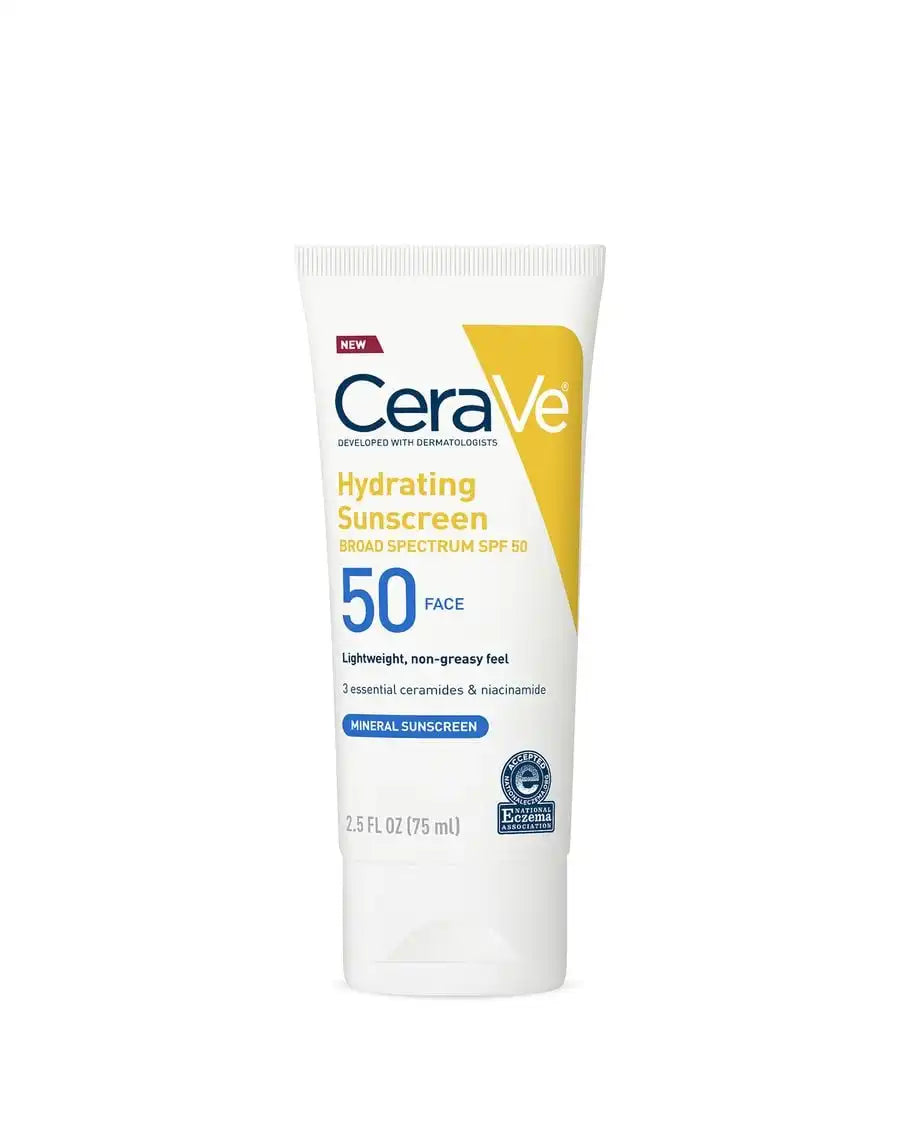 Hydrating Mineral Sunscreen SPF 50 Face Lotion
